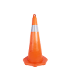 3170 75 Cm PVC Koni 2.2 Kg (1 Reflektif) - Trafik Konileri