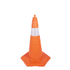 3176 75 Cm PVC Koni 3 Kg (1 Reflektif) - Trafik Konileri