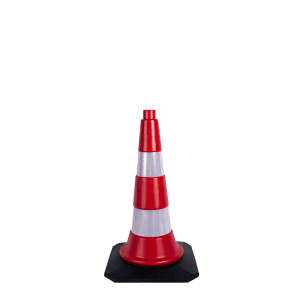 3550 50 Cm Trafik ve Reklam Konisi (Kauçuk Tabanlı)
