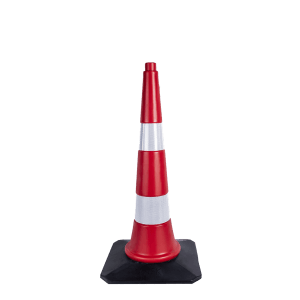3575 75 Cm Trafik ve Reklam Konisi (Kauçuk Tabanlı)