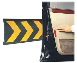Kauçuk duvar koruyucu 80x22 cm bariyer 2 kg yüksek dayanımlı otopark darbe sönümleyici