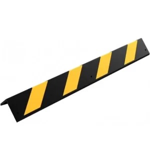 Kauçuk kolon koruma modelleri, 80 cm reflektörlü otopark köşe koruyucu, darbe emici saf kauçuk gövde yapısı ve montaj detayları - Enerji Trafik