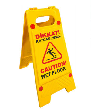 Kaygan Zemin Uyarı Levhası 4201 - Uyarı Levhaları - Detay Görünümü