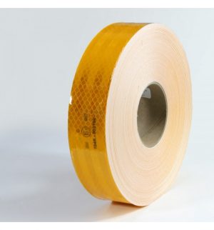 Sarı Reflektif Bant 5cm x 50mt Kamyonlar için Geri Yansıtıcı R4102